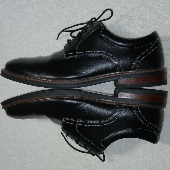 Nunn Bush Griff Black Dress Shoes Size 9.5 M Mens